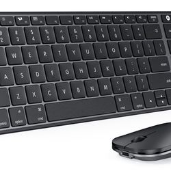 Seenda Bluetooth Keyboard And Mouse For Mac - Space Gray