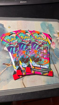 3 New Pokemon cards Chaos Rising