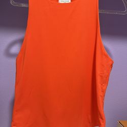Aritzia Tank Orange XL 