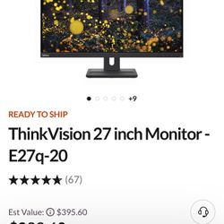 ThinkVision 27 ‘ Monitor E27q-20 Monitor
