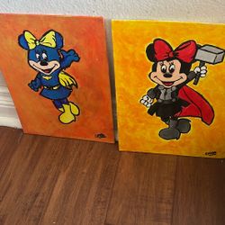 Minnie Mouse Paintings