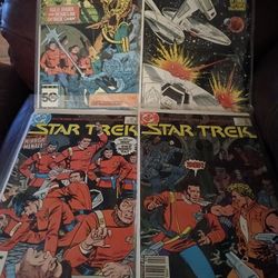 DC MARVEL STAR TREK, GOOD CONDITION, PLASTIC COVERED, OBO