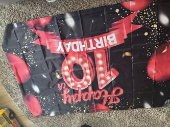 10th birthday Banner 