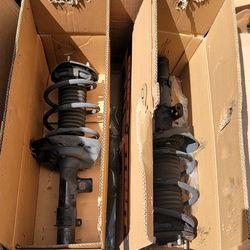 Shocks with spring and cv axel (front)