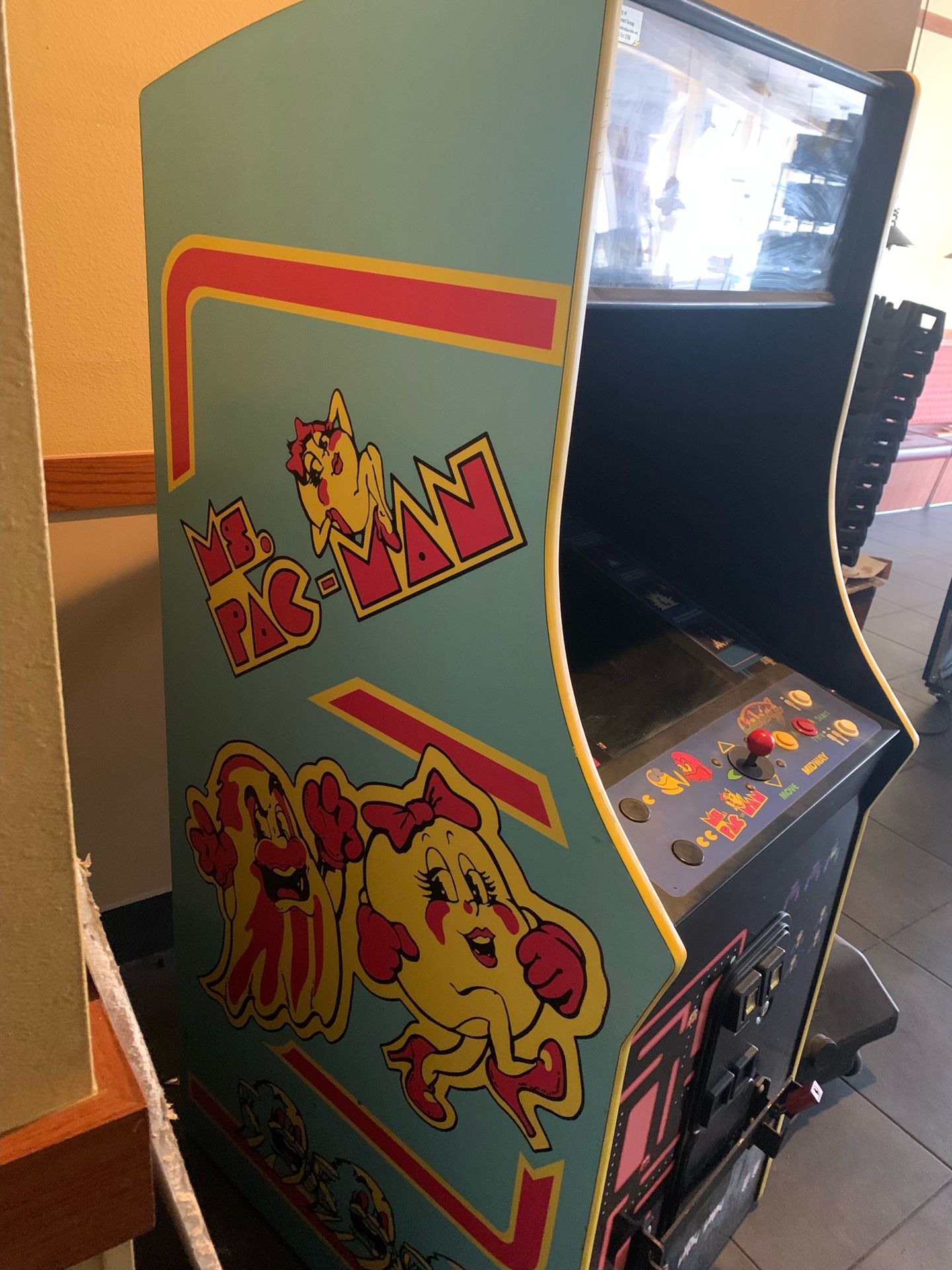 Ms. PacMan Arcade Machine, Upgraded