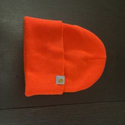 Carhartt Acrylic Knit Beanie Hat - Bright Orange - One Size