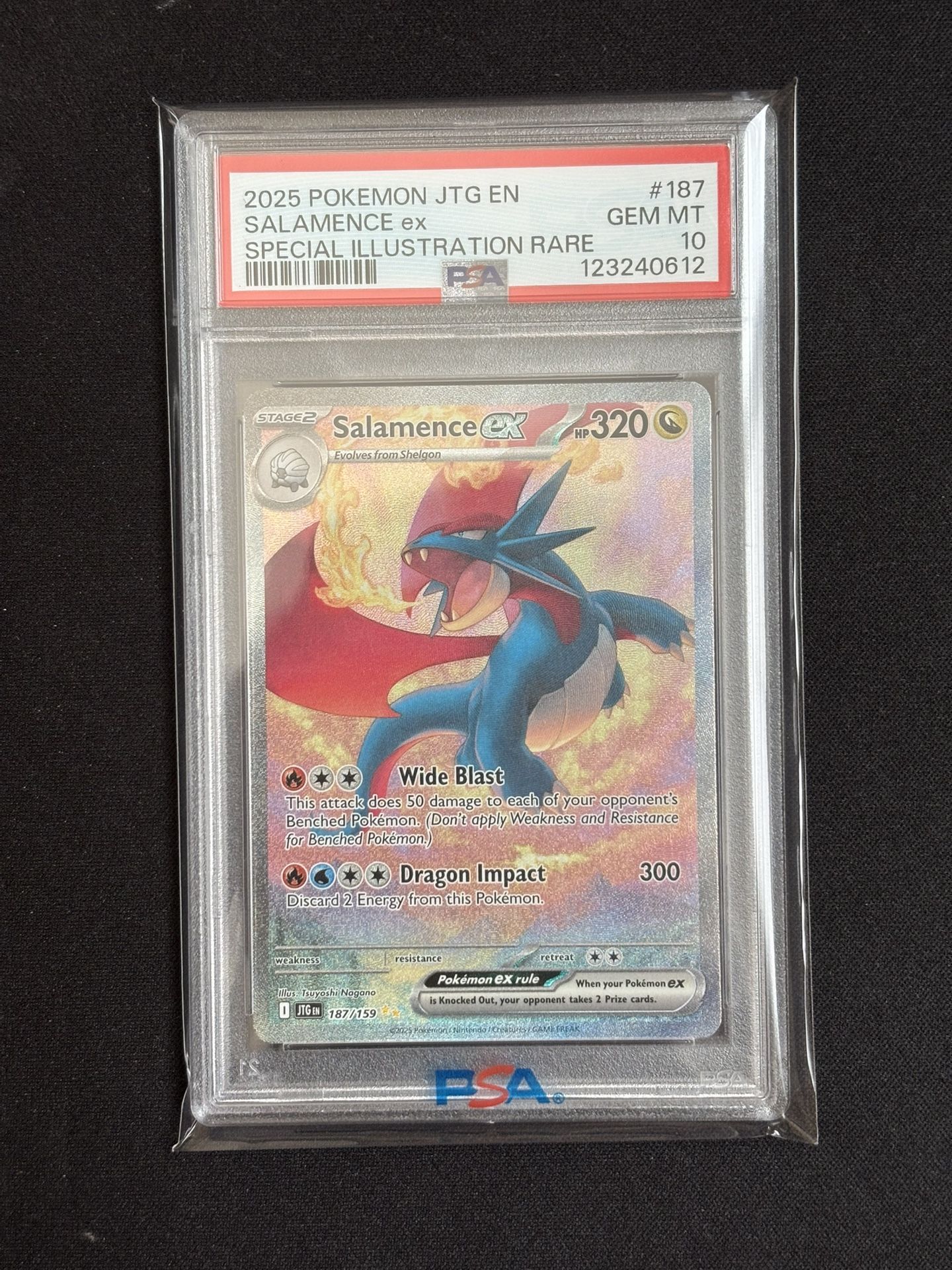 Salamence Journey Together #187 PSA 10 *New Cert