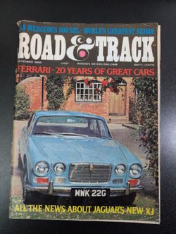 Road & Track November 1968 Automotive Magazine