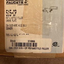 Pot Y Kettle Filler Chrome Plate