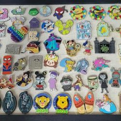 Lot Of 100 Non Scraper Disney Pins