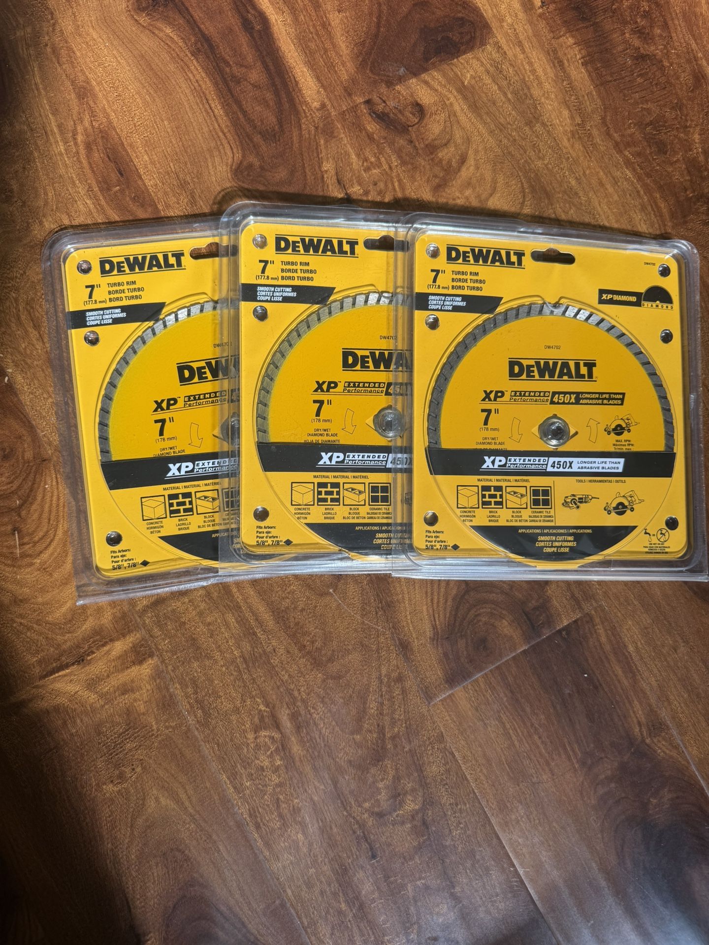 Dewalt DW4702 7" Turbo Rim Wet/Dry Diamond Circular Saw All For $45