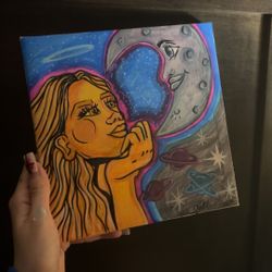 Sun And Moon Painting 