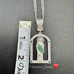 Silver Saint Judas Chain 