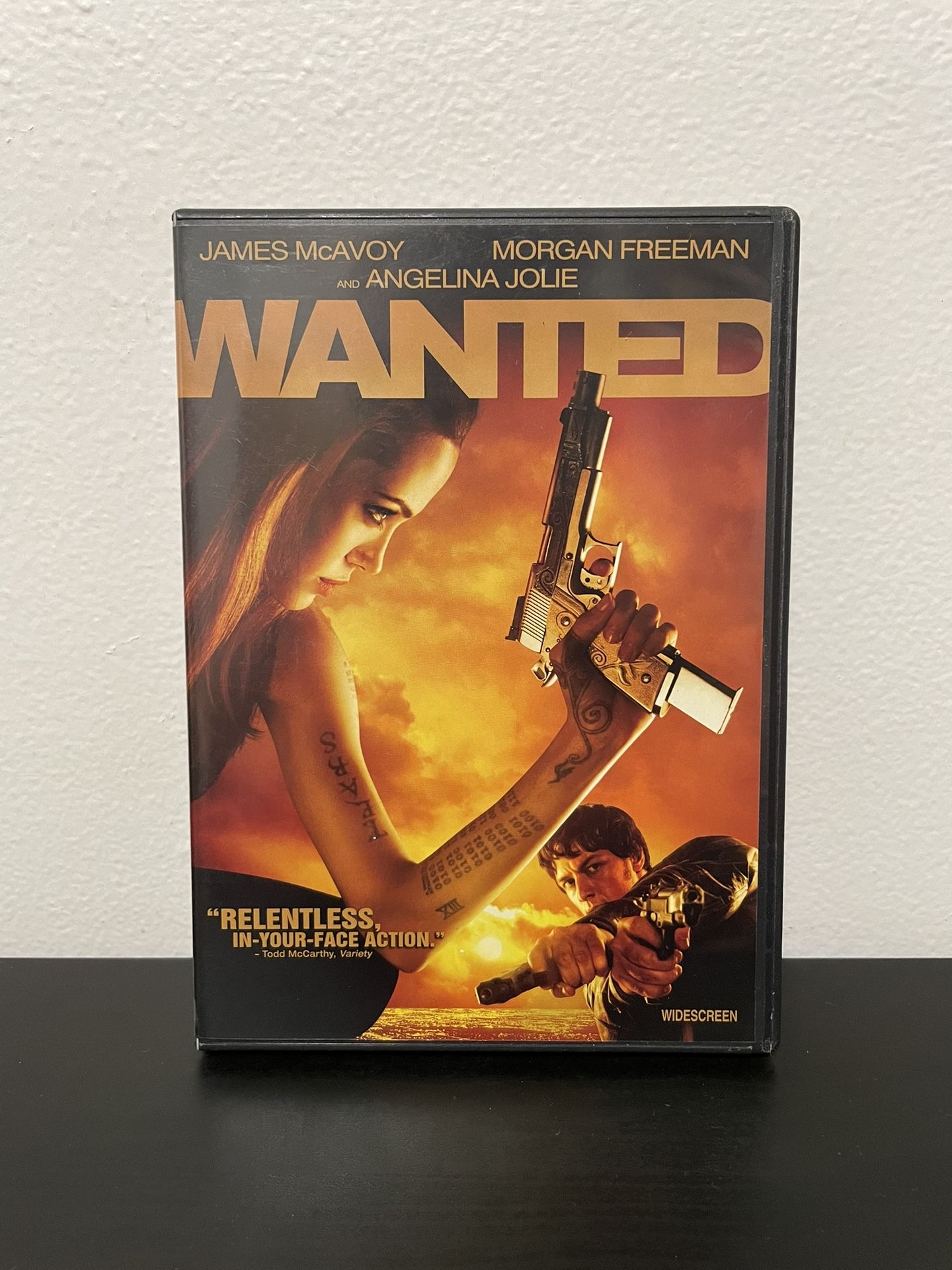 Wanted DVD Movie Angelina Jolie James McAvoy Widescreen 2008