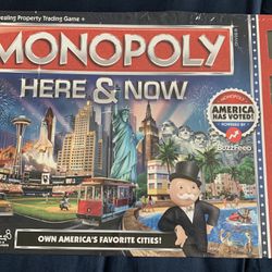 Brand New Monopoly Here & Now Board Game 