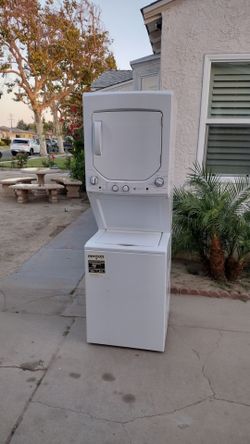 24 inch wede stackable washer gas dryer