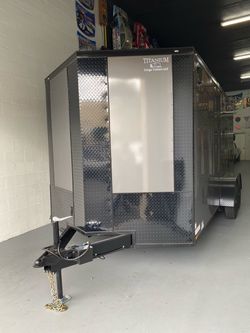 NEW ENCLOSED TRAILER 7x16 POLYCORE