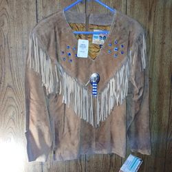 Women Horse Riding Leather Jacket 