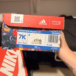 Toddler kermit the frog Nike shoes