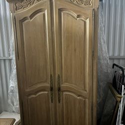 Pickled Armoire 