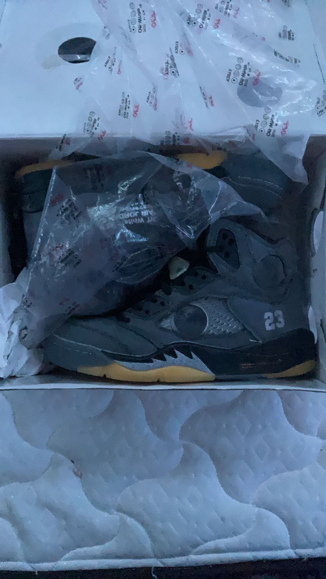 NIKE OFF WHITE AIR JORDAN 5 RETRO