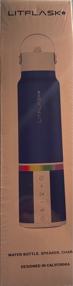 Water bottle with Bluetooth speaker