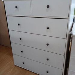 Compress Wood (6 Drawer Duplex) Dresser 