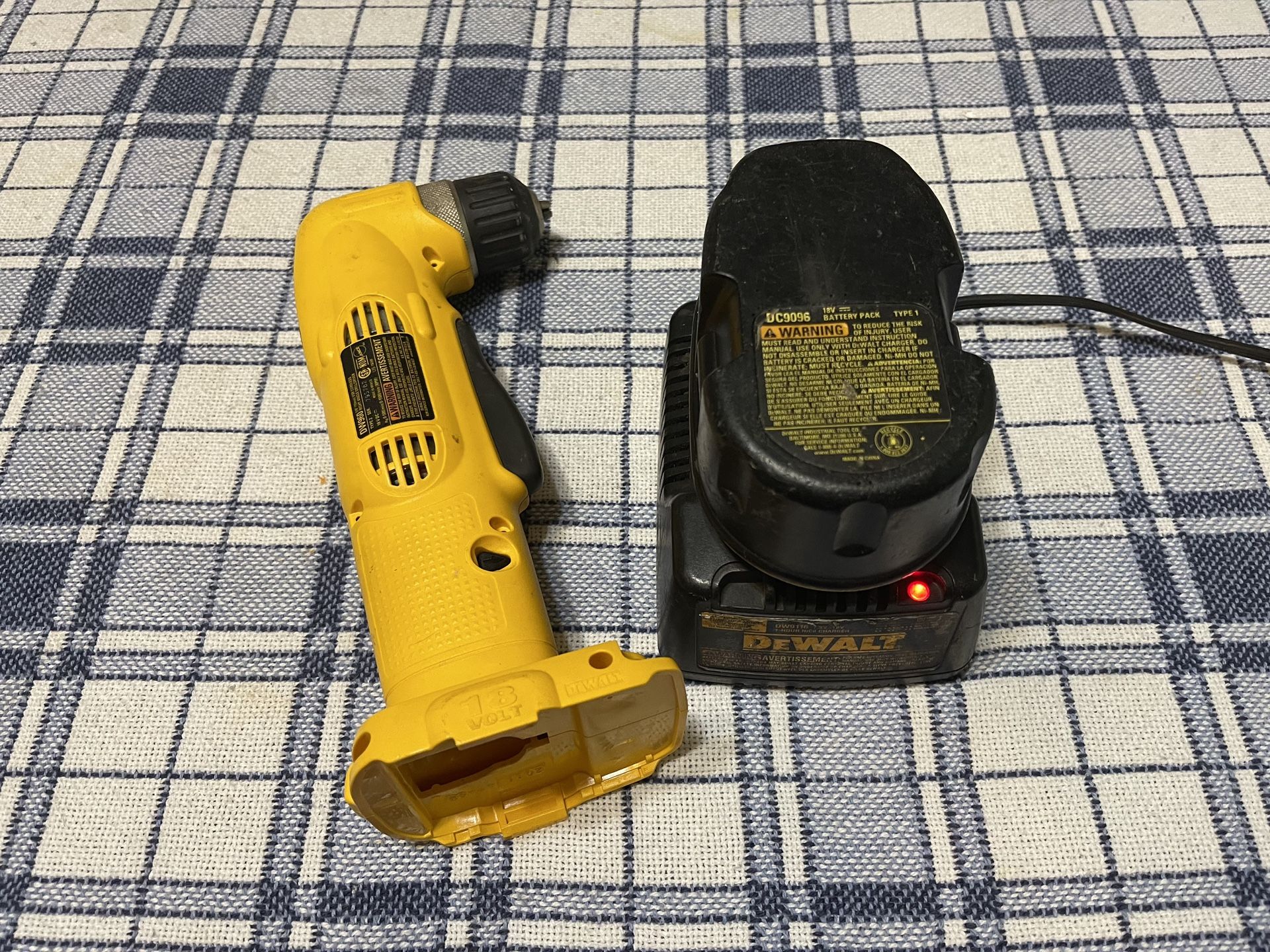 Dewalt DW960 3/8” High Angle Drill/ Driver 18V.