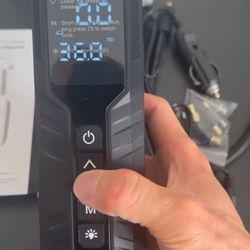 Tire Inflator Portable Air Compressor, 5X Faster Portable Air Pump for Car Tires with 25000mAh Battery, 180PSI Cordless Air Pump with Digital Pressure