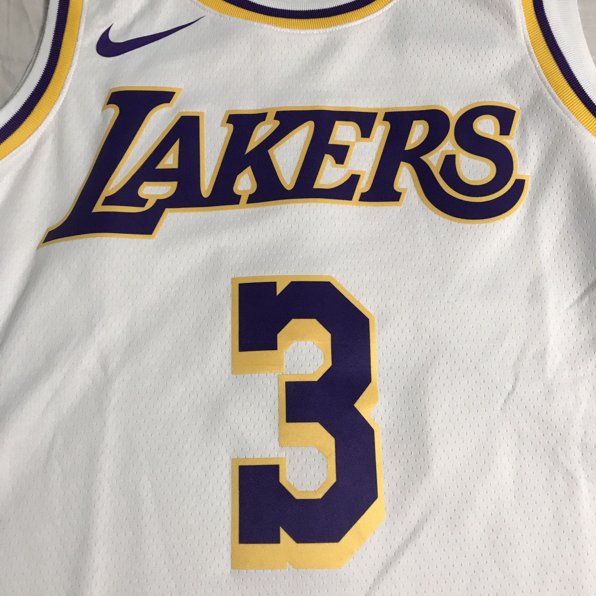 Anthony Davis Los Angeles Lakers Nike Swingman Jersey Size 48