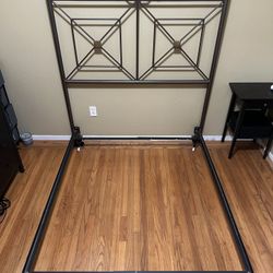 Full Size Bed Metal Head Board and frame
