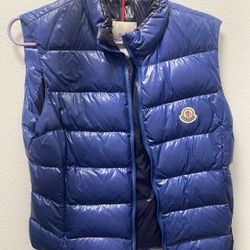 Moncler Puffer Vest Royal Blue