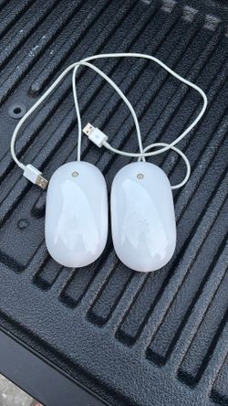 2 USB Apple Vintage Mouse 