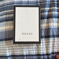 Gucci GG pouch in camel and brown