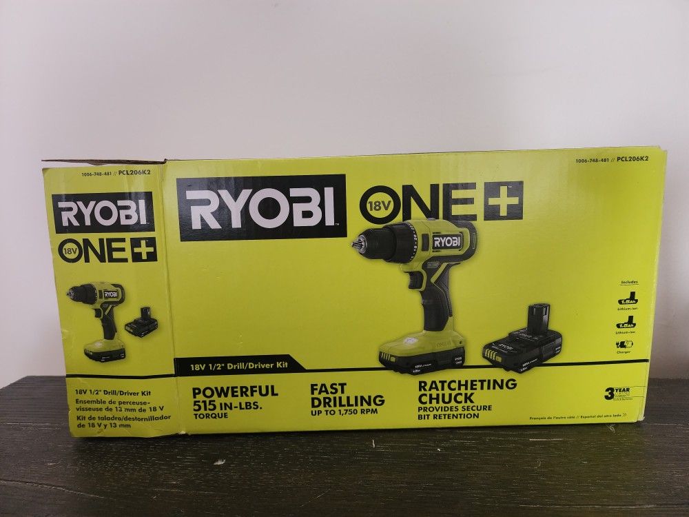 Ryobi P215K 18-Volt ONE+ Lithium-Ion Cordless