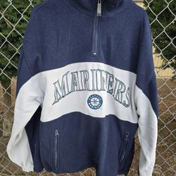 Vintage Seattle Mariners Quarter Zip Sz. Large