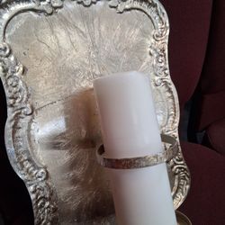 Sterling silver candle holders there's  two  a set