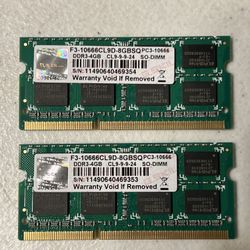 G.SKILL DDR3-8GB KIT LAPTOP RAM