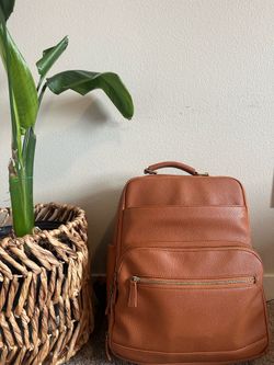 Leather camera bag