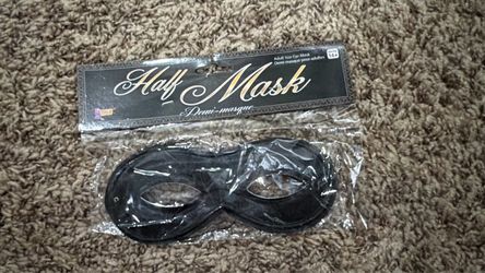 Black Adult Half Eye Mask