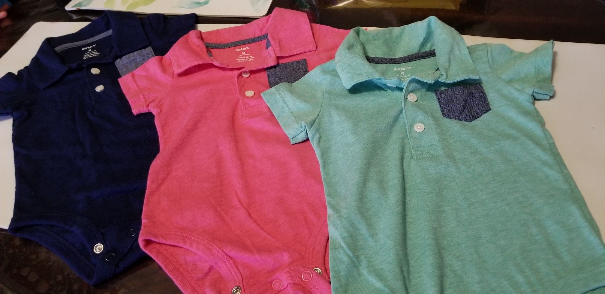 🦝Boy Carter's onesies 🦖 size 9 months $6