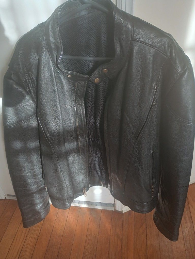 Men's Motorcycle Leather Jacket