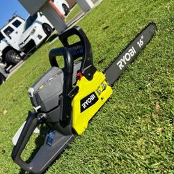 RYOBI 16 IN. CHAIN SAW GASOLINE $139