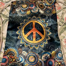 New Bohemian Peace Drawstring Bag