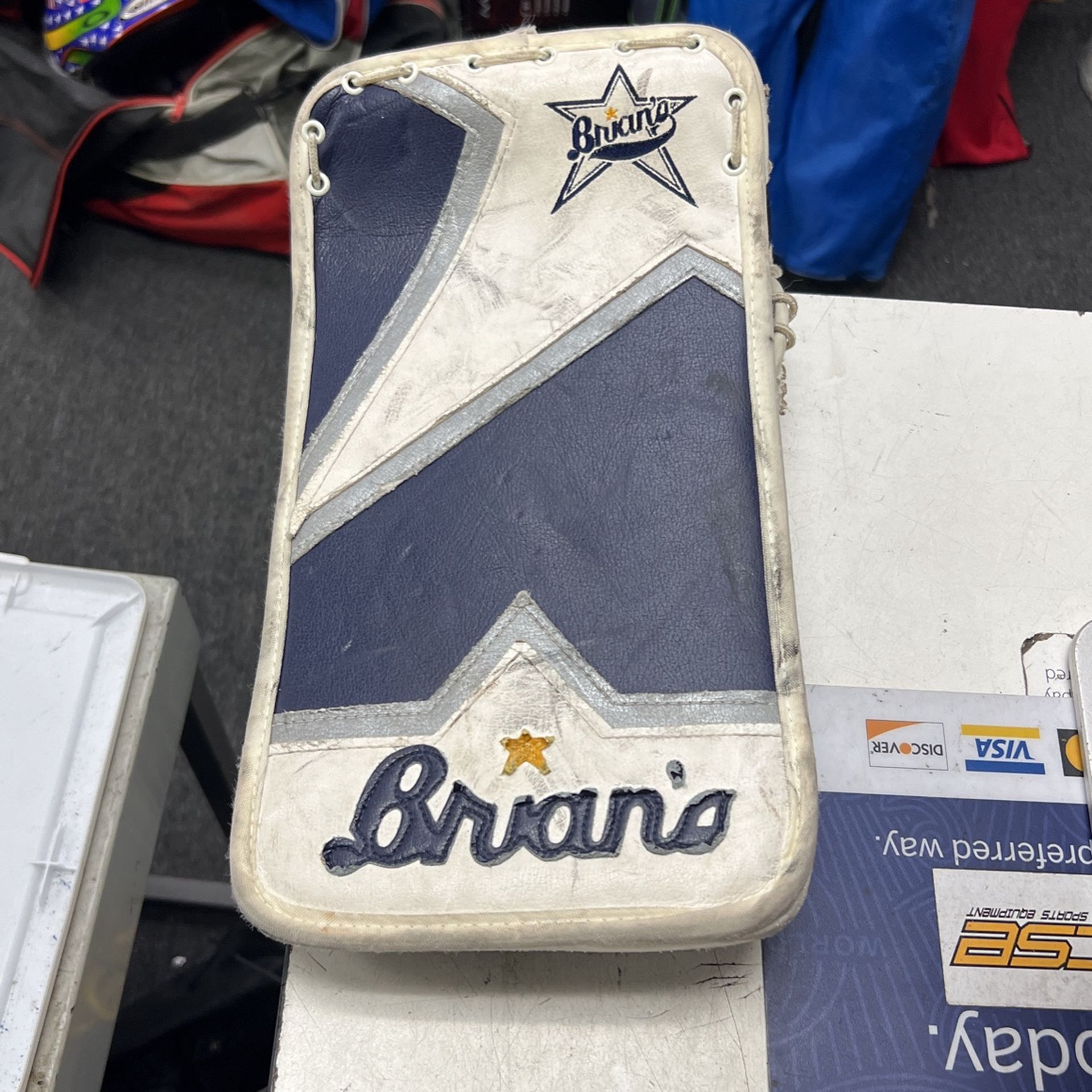 Brian’s Hockey Goalie Blocker (goes on Left Hand) for Sale in Orange
