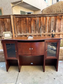 Lexington Cherry Executive Credenza Cabinet – SOLD AS IS