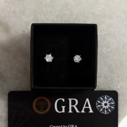 Moissanite earrings