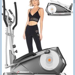 YOUNGFIT Elliptical Machine, Exercise Machine Trainers with 90% Pre-Installed, Newest 22 Level Ultra Quiet LCD Monitor and Pulse Sensor for Home/Offic
