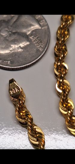 14k Gold Rope