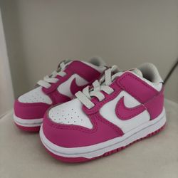 Baby Pink And White Dunks